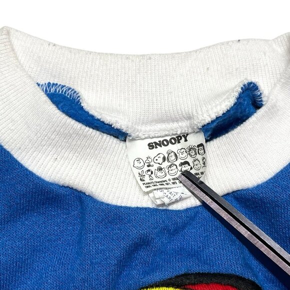 Vintage Peanuts Charlie Brown Snoopy Football Toddler Shirt Size 6 - Picture 5 of 8